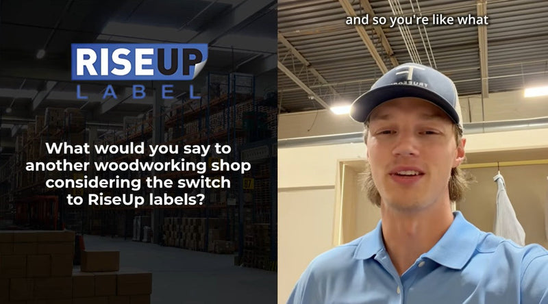 How a Removable Label Made TrueForm Closets Look Good in Front of a Customer